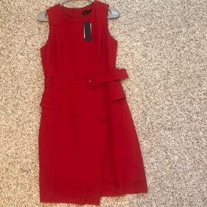 JCREW red dress